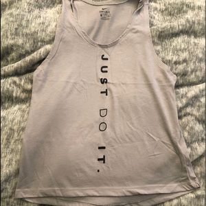 Light gray Nike tank